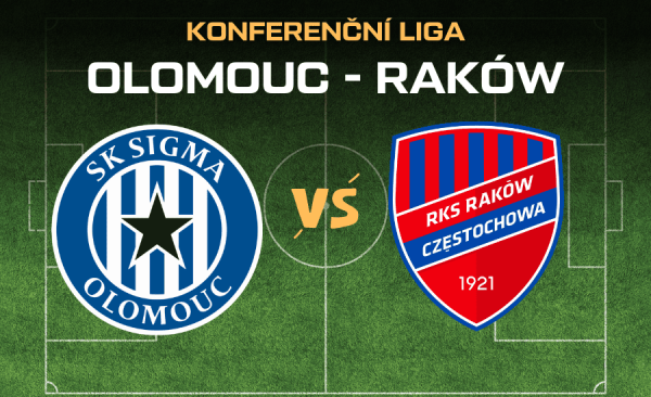 Olomouc – Raków ŽIVĚ |23.10.| Konferenční liga live, TV přenos, audio a kurzy