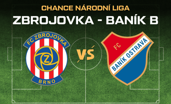 Zbrojovka Brno – Baník B |18.10.| live stream zdarma, sestavy a kurzy