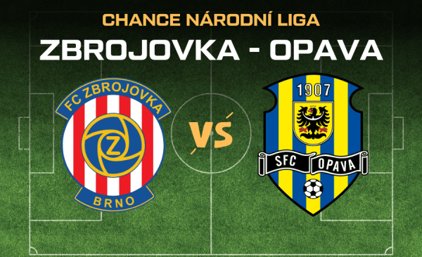Zbrojovka Brno – Opava |21.10.| live stream zdarma, kurzy a sestavy