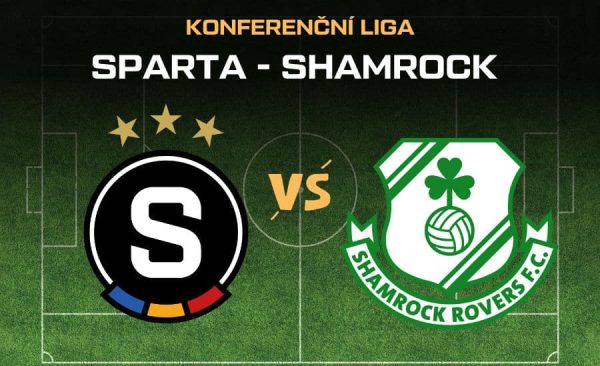 Sparta – Shamrock Rovers živě |2.10.| Kde sledovat 1. kolo Konferenční ligy, TV přenos, online, kurzy