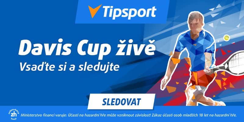 Tenis Davis Cup live stream na TV Tipsport