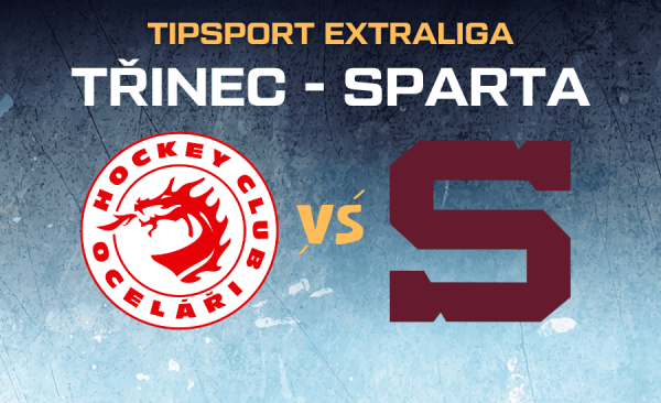 Tipsport extraliga: Třinec porazil Spartu 5:3 a je v tabulce druhý