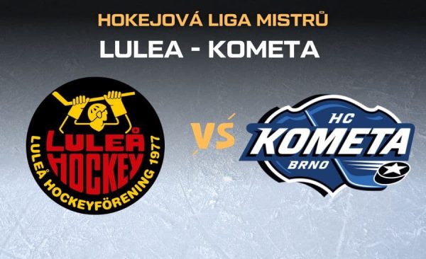 Lulea – Kometa Brno |11.11.| osmifinále hokejové Ligy mistrů – live stream, kurzy, sestavy