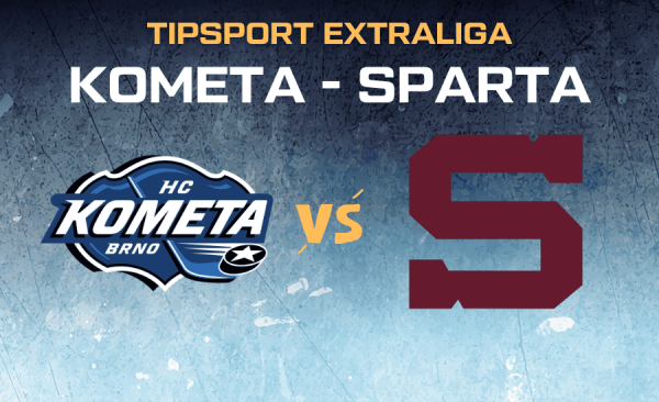 Kometa – Sparta Praha |5.12.| Tipsport extraliga live stream zdarma, TV vysílání, sestavy a TOP kurzy