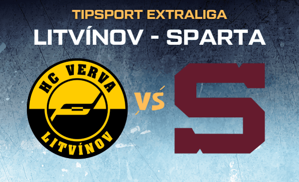 Litvínov – Sparta Praha ŽIVĚ |19.12.| Tipsport extraliga live stream, TV přenos, sestavy a kurzy