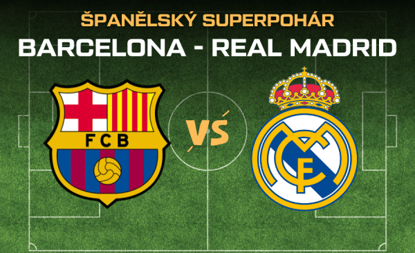 Finále španělského Superpoháru: Barcelona porazila Real 3:2