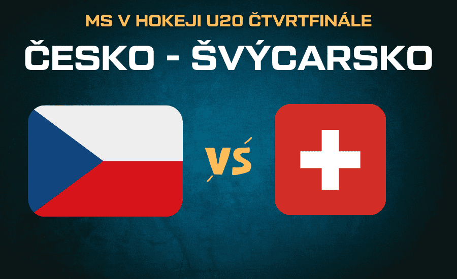 Hokej U20 Česko - Švýcarsko