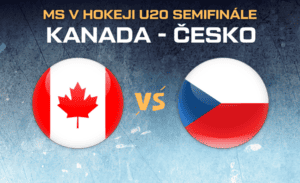 Kanada - Česko MS v hokeji U20 semifinále