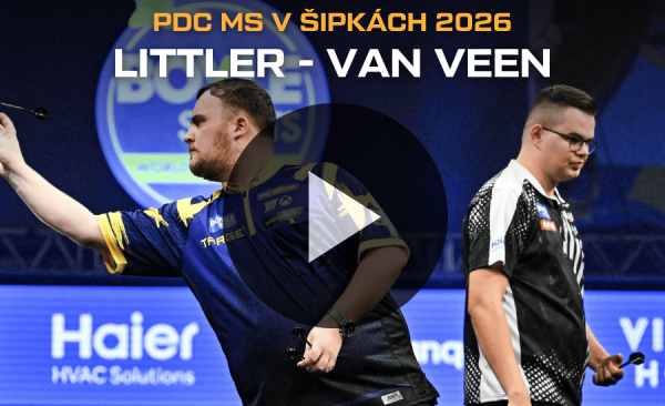 Finále MS šipky 2026: Littler vs. van Veen |3.1.| Titul šipkového mistra světa obhájil po výhře 7:1 Luke Littler