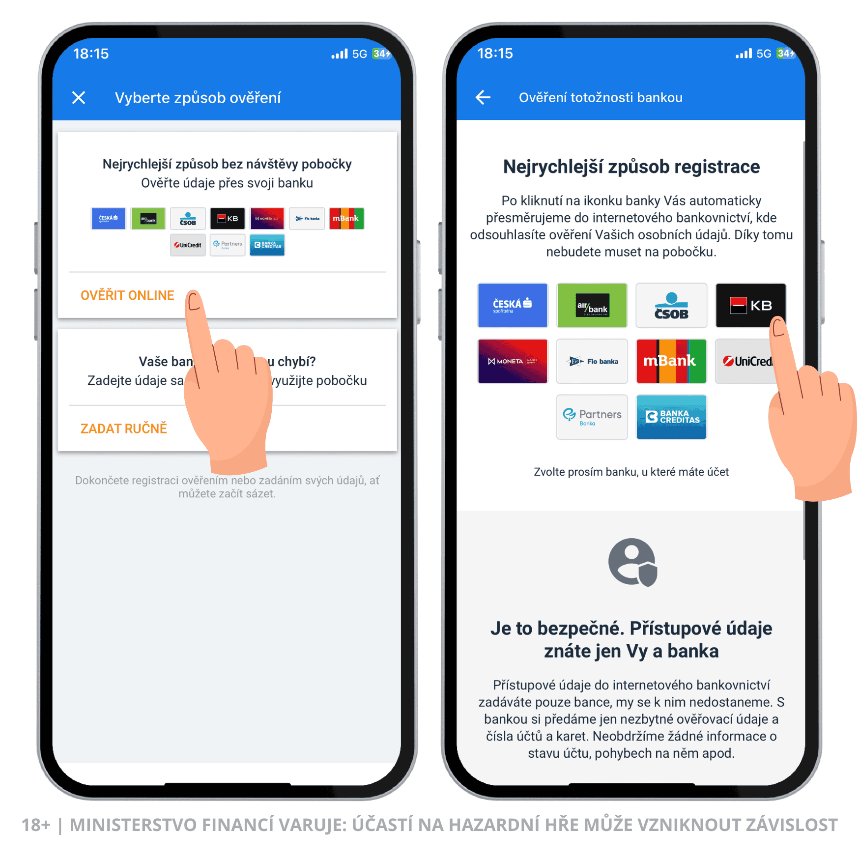 Tipsport registrace a přihlášení 3